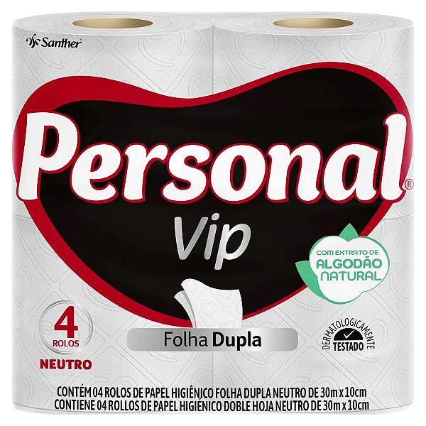 Papel Higiênico Personal com 4 Rolos