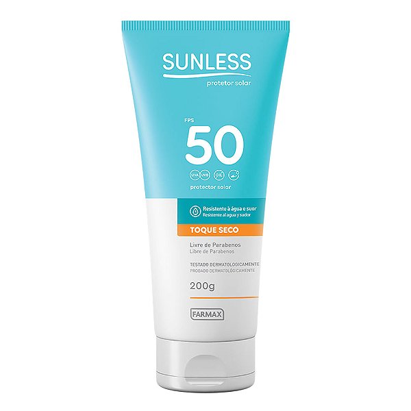 Protetor Solar Sunless FPS 50 Toque Seco 200g