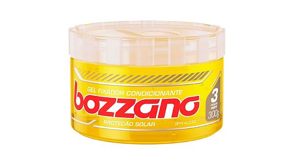 Gel Fixador Bozanno Fixação Forte com Proteção Solar 300g