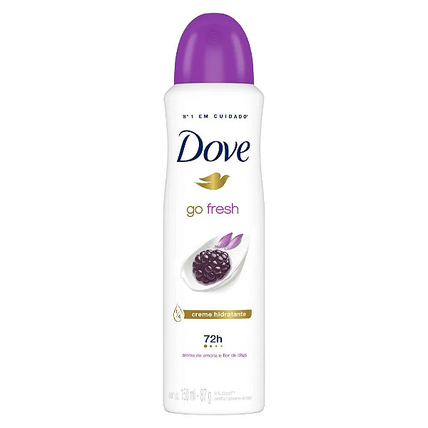 Desodorante Aerosol Dove Go Fresh Amora e Flor de Lótus 150ml