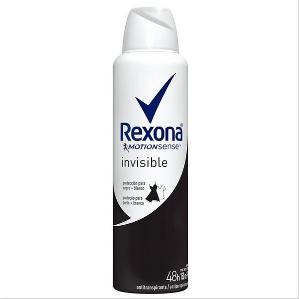 Desodorante Aerosol Rexona invisible  48h 150ml