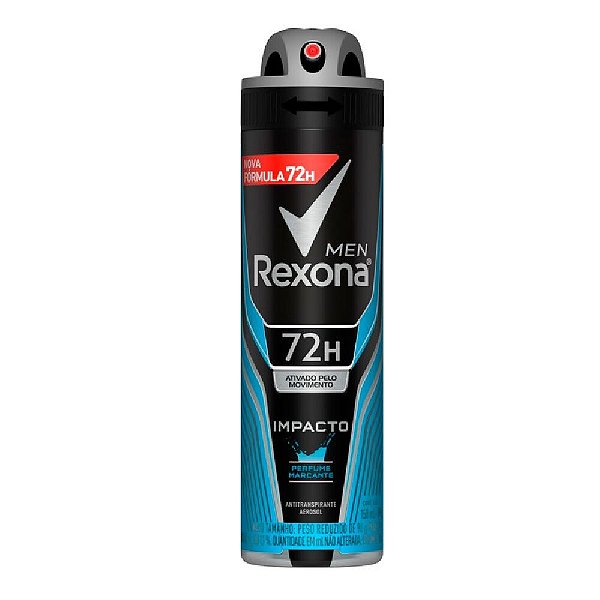 Desodorante Aerosol Rexona Men Rexona Impacto 72 horas 150ml