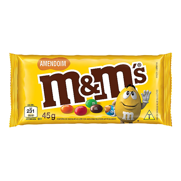 Chocolate M&M'S Amendoin 45G