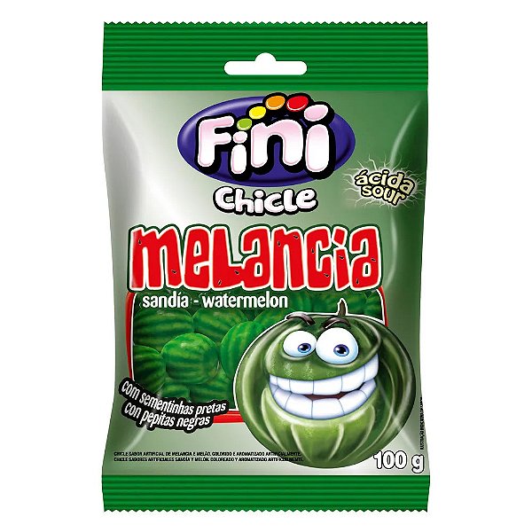 Chiclete Fini Melancia Azedinha 80g Fini