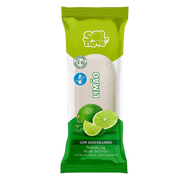 Picole de Fruta Limão