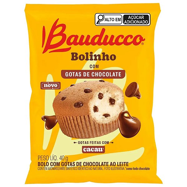 Bolinho Bauducco Gotas de Chocolate 40g