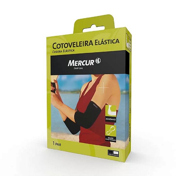 Cotoveleira Elástica Mercur Tamanho P 1 Par
