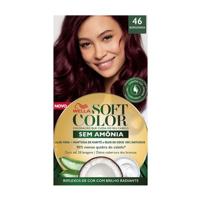 Tintura Soft Color Wella Sem Amônia Borgonha 46