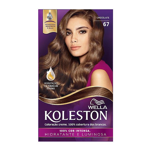 Tintura Creme Koleston Wella Chocolate 67