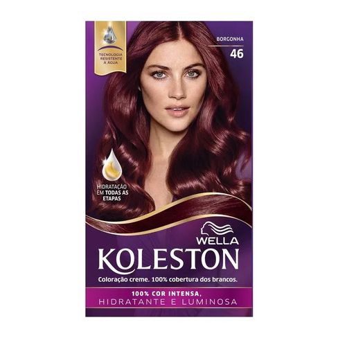 Tintura Creme Koleston Wella Borgonha 46