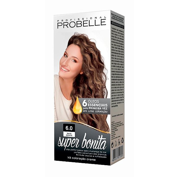 Tintura Super Bonita Probelle 6.0 Louro Escuro