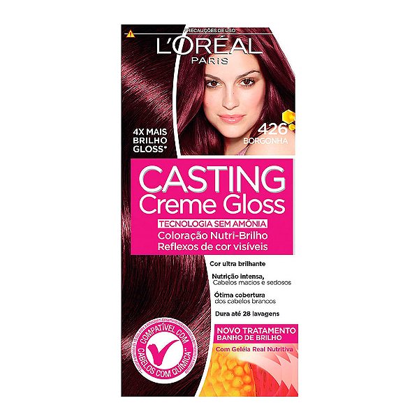 Tintura Casting Creme Gloss L'oréal Paris 426 Borgonha
