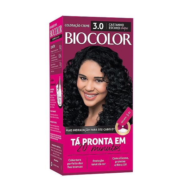Tintura de Cabelo Biocolor Castanho Escuro Chique 3.0