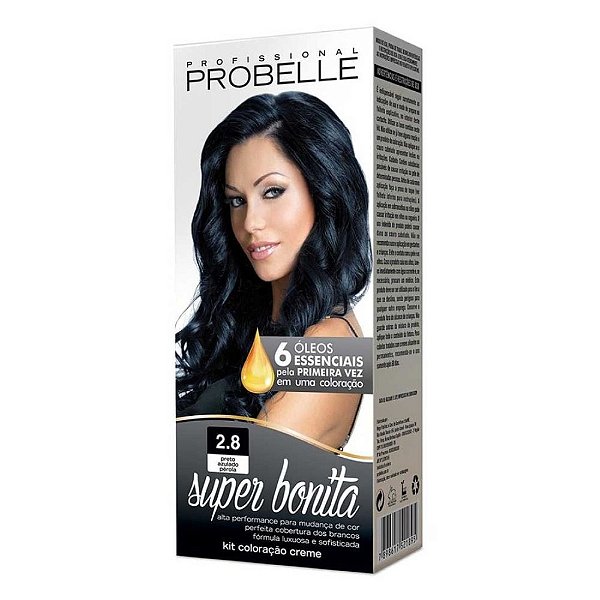 Tintura Super Bonita Preto Azulado Pérola 2.8