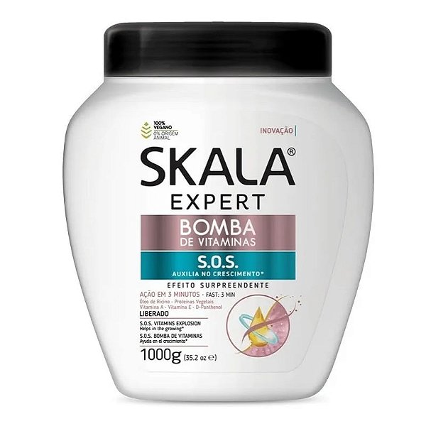 Creme de Tratamento Skala Bomba de Vitaminas 1Kg