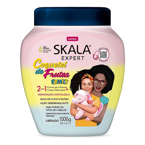Creme de Tratamento Skala Coquetel de Frutas Family 1Kg