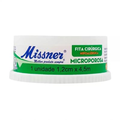 Fita Micropore Branca 1,2 cm x 4,5m 1 unidade