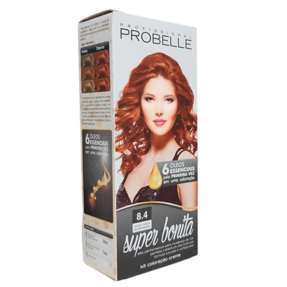 Tintura Super Bonita 8.4 Louro Claro Acobreado