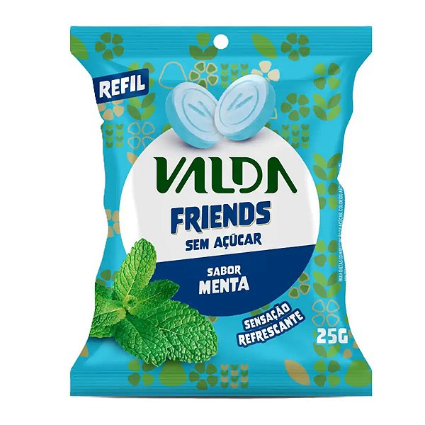 Pastilha Valda Friends sem açúcar 25g