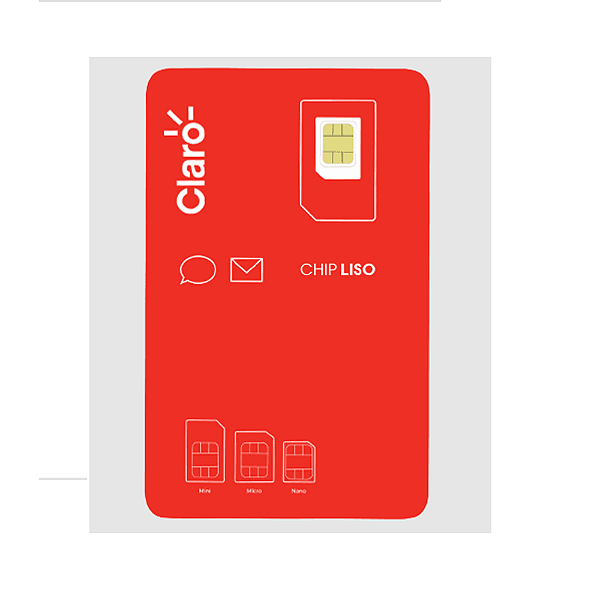 Chip Combo Claro Pré - 10