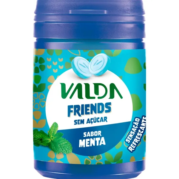 Pastilha Valda Friends sem açúcar 50g