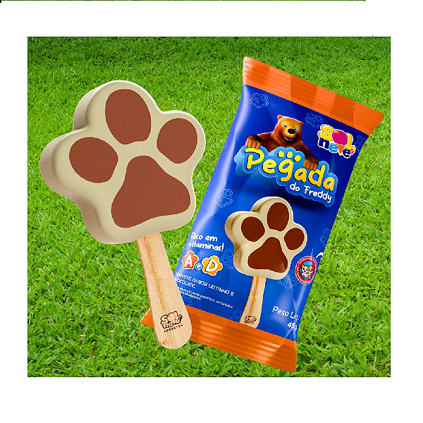 Picolé Extrusado Pegada do Freddy