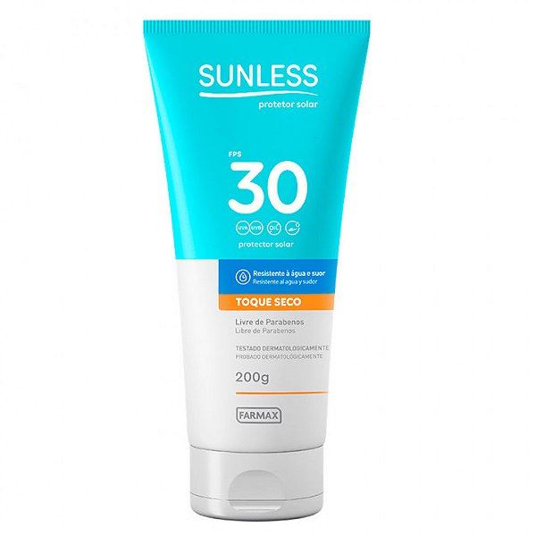 Protetor Solar Sunless FPS 30 Toque Seco 200g
