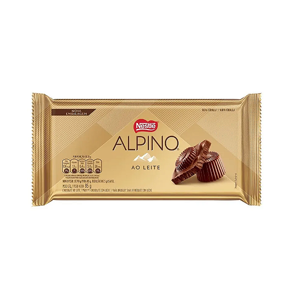 Chocolate Nestlé Alpino Ao leite 85g