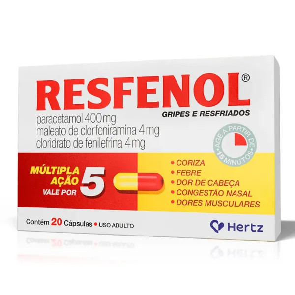 Resfenol com 20 Cápsulas,