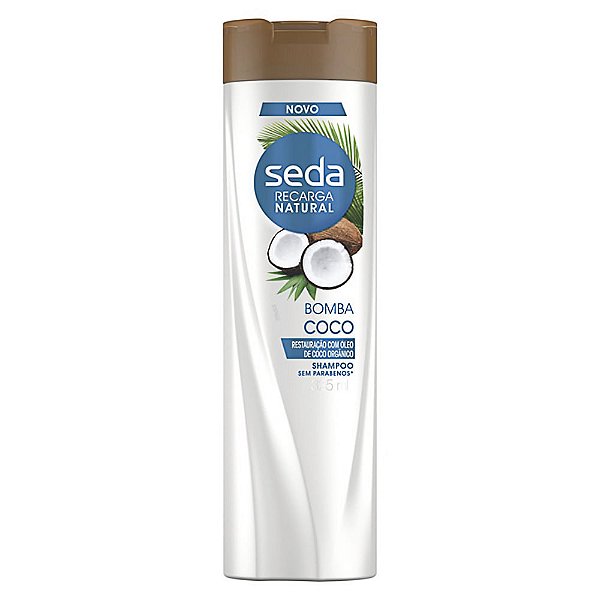 Shampoo Seda Recarga Natural Bomba Coco 325ml