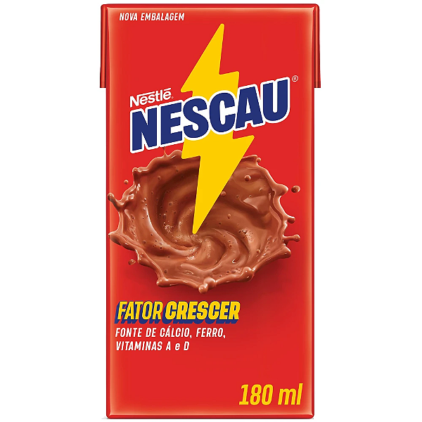 Bebida Láctea UHT Nestlé Nescau Chocolate 180ml