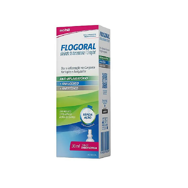 Flogoral Spray Cereja 30ml