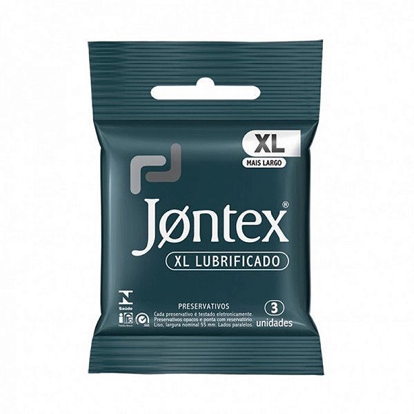 Preservativo Jontex Lubrificado 3 Unidades