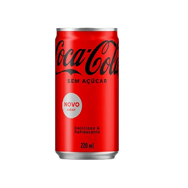 Refrigerante Coca Cola Lata Sem Açúcar 220ml