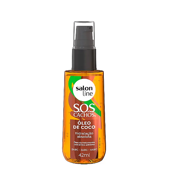 Óleo Capilar S.O.S Cachos Óleo De Coco Salon Line 42ml