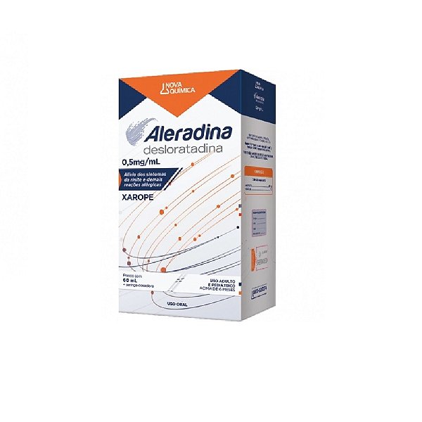 Aleradina Desloratadina MultiLab Xarope 0,5mg/ml 60ml