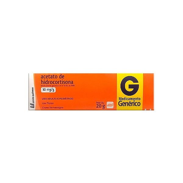 Hidrocortisona União Química Genérico Creme com 20g