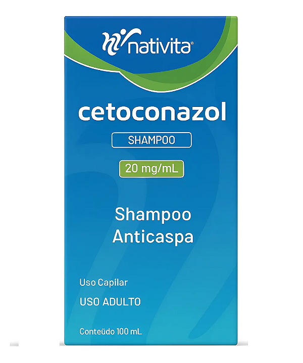 Shampoo Cetoconazol 20mg/ml Nativita com 100ml