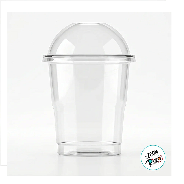 Copo Bolha com Tampa Crystal Bello 150ml, Plastilania - Rizzo,  20 unidades