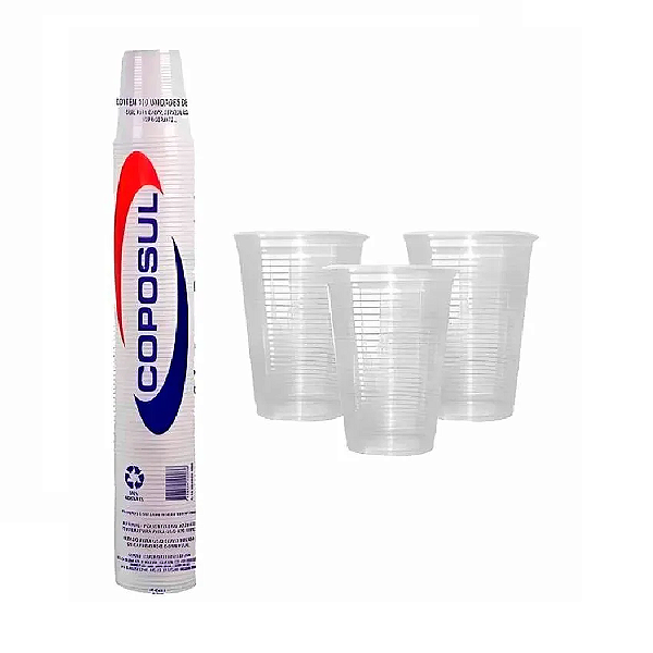 Copo Descartável 200ml Coposul 100 unidades