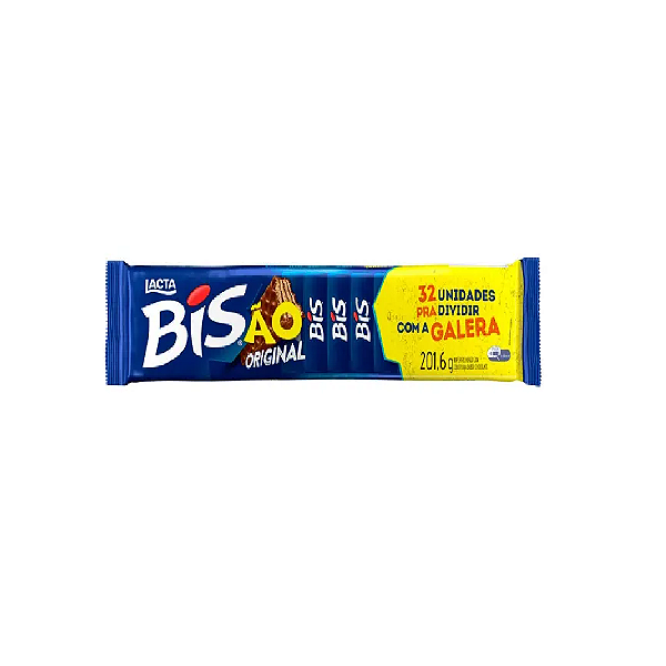 Chocolate Lacta Bisão Original 201,6g