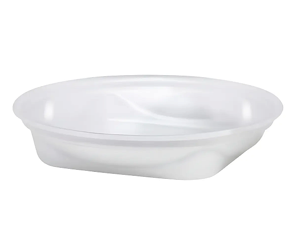 Marmita base N7 Isopor Redondo Copobras 500ml Branco 100 unidades