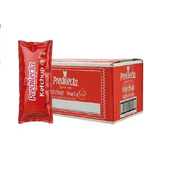 Sachê Ketchup Predilecta 7g 144 Unidades