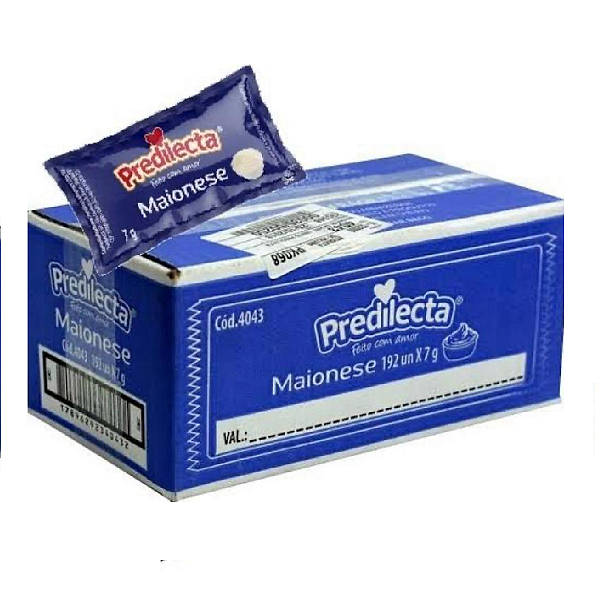 Sachê Maionese Predilecta 7g 144 Unidades