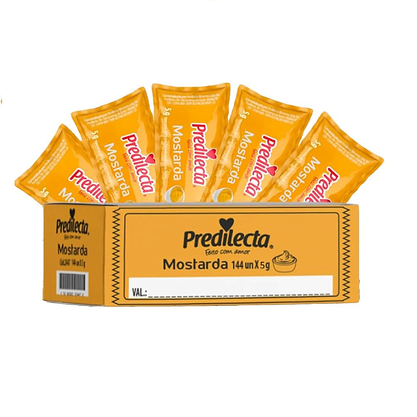 Sachê Mostarda Predilecta 5g 144 Unidades