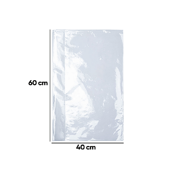 Saco Plástico Virgem Transparente 40cm x 60cm 2kg