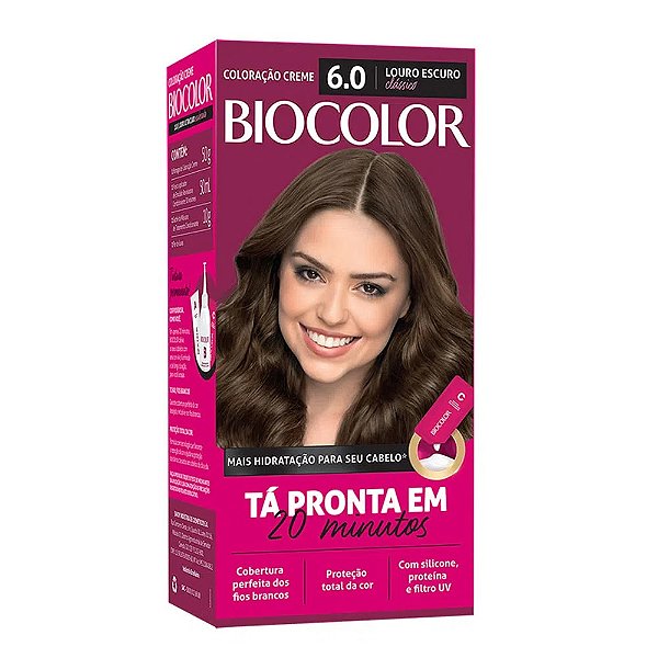 Tintura de Cabelo Biocolor Acaju Louro Escuro Clássico 6.0