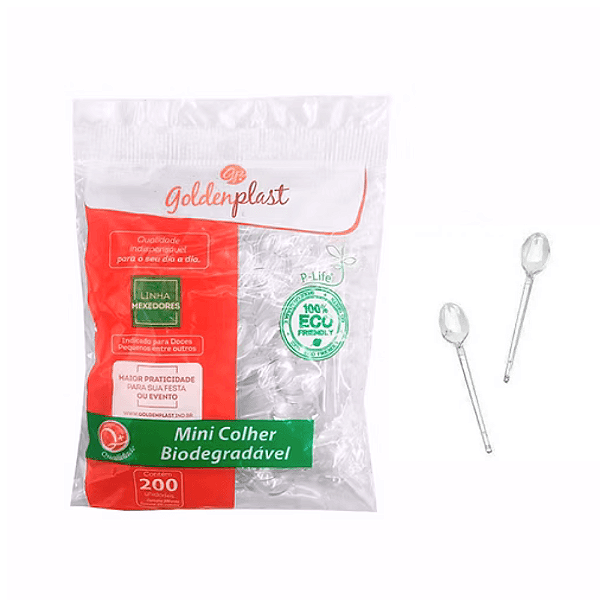 Colher Mini Cafezinho 200 unidades