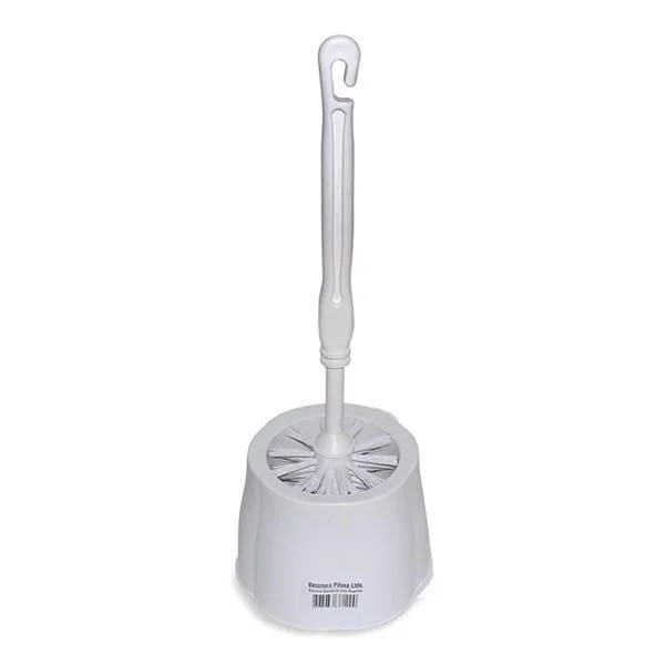 Escova Sanitária Vaso Banheiro Com Suporte Plástico