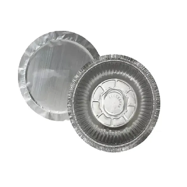 Marmitex Alumínio Redondo com Tampa M185 Nº 8 Mello 100 unidades